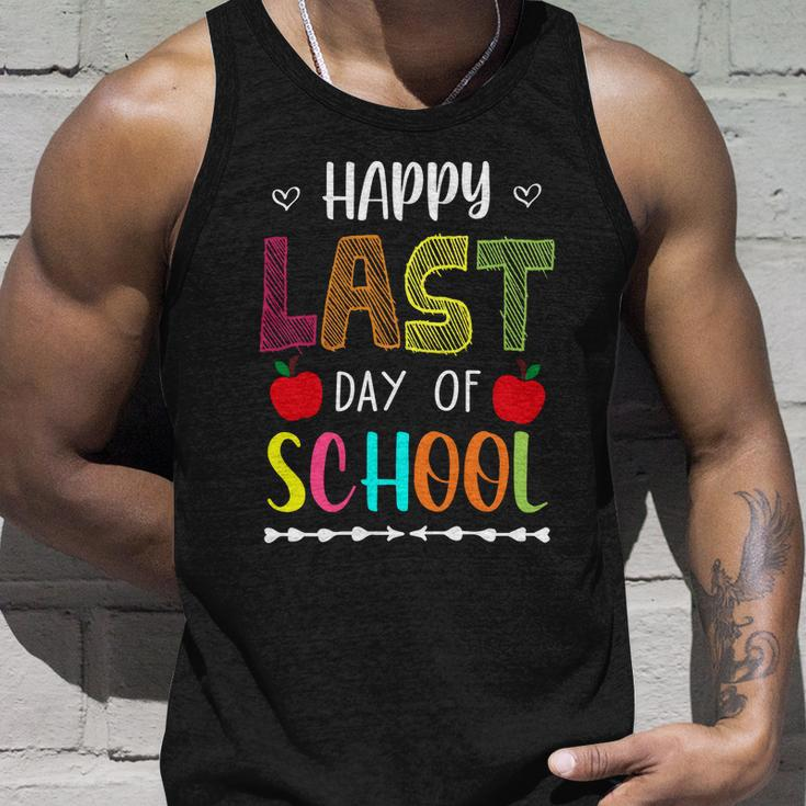 Happy Last Day Of School Summer Break Teacher Friday Gift Unisex Tank Top Gifts for Him