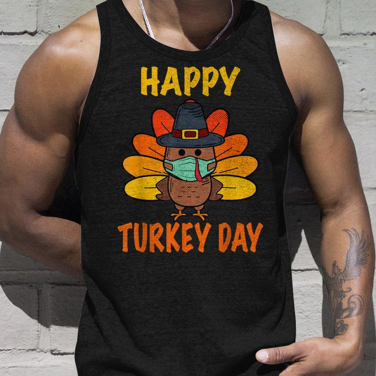 Happy Turkey Day Funny Thanksgiving 2021 Autumn Fall Season V3 Unisex Tank Top Gifts for Him