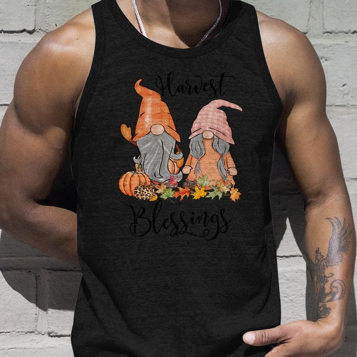 Harvest Blessings Thanksgiving Quote Unisex Tank Top Gifts for Him