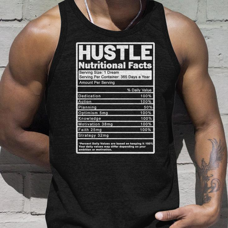 Hustle Nutrition Facts Values Tshirt Unisex Tank Top Gifts for Him