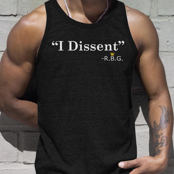 I Dissent Rbg Ruth Bader Ginsburg Tshirt Unisex Tank Top Gifts for Him