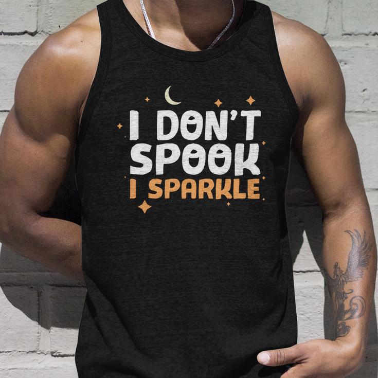 I Dont Spook I Sparkle Halloween Quote Unisex Tank Top Gifts for Him