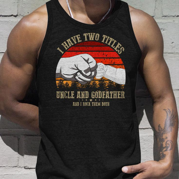 I Have Two Titles Uncle And Godfather V3 Unisex Tank Top Gifts for Him
