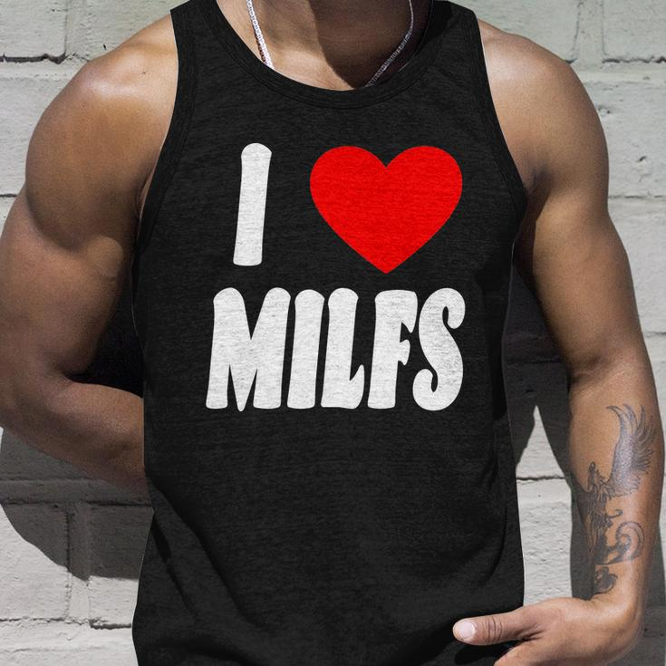 I Heart Milfs Tshirt Unisex Tank Top Gifts for Him