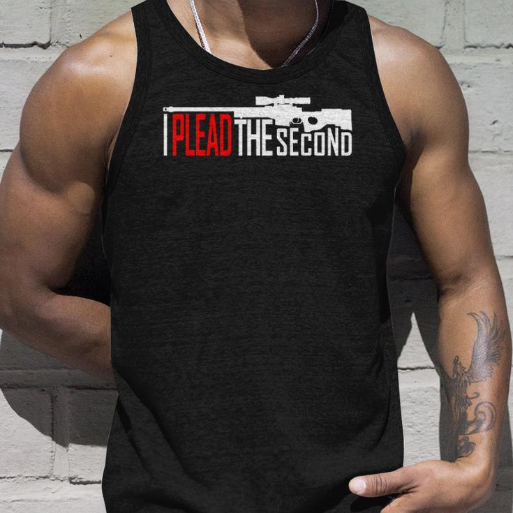 I Plead The Second 2Nd Amendment Republican Gun Rights Unisex Tank Top Gifts for Him