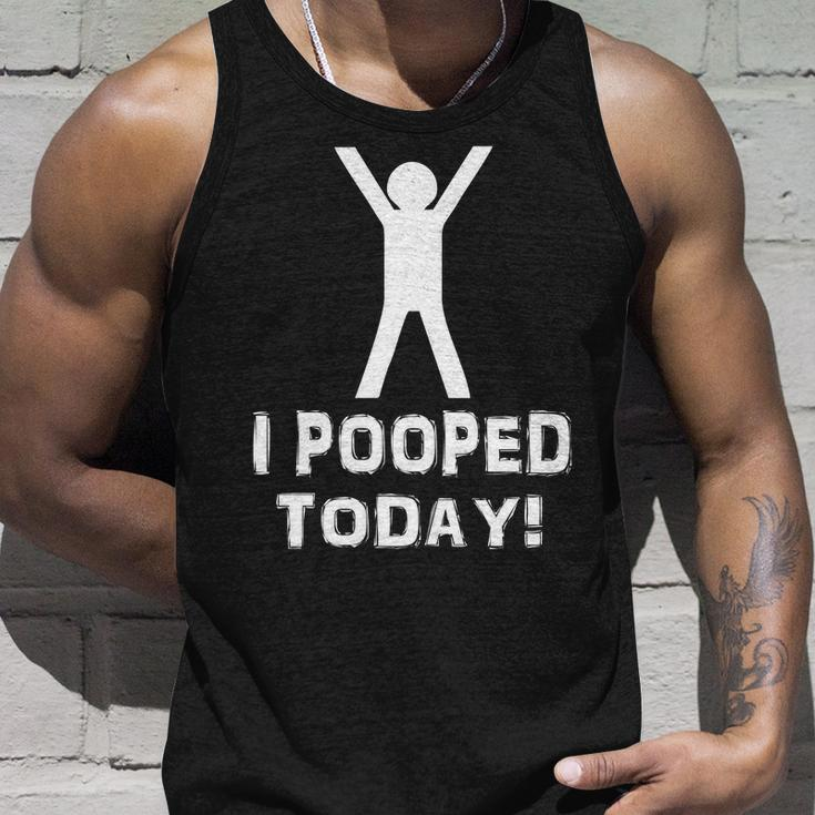 I Pooped Today Funny Humor Tshirt Unisex Tank Top Gifts for Him