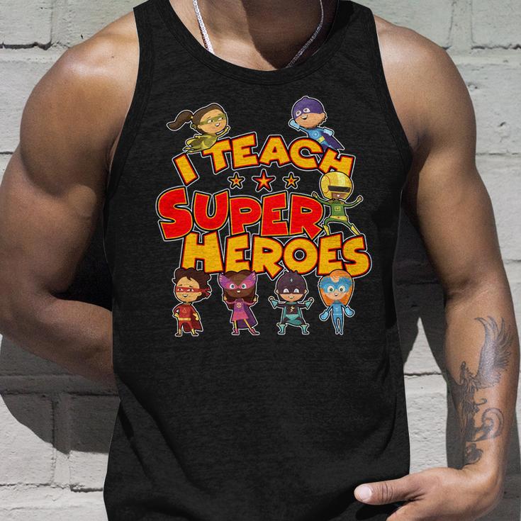 I Teach Superheroes Unisex Tank Top Gifts for Him