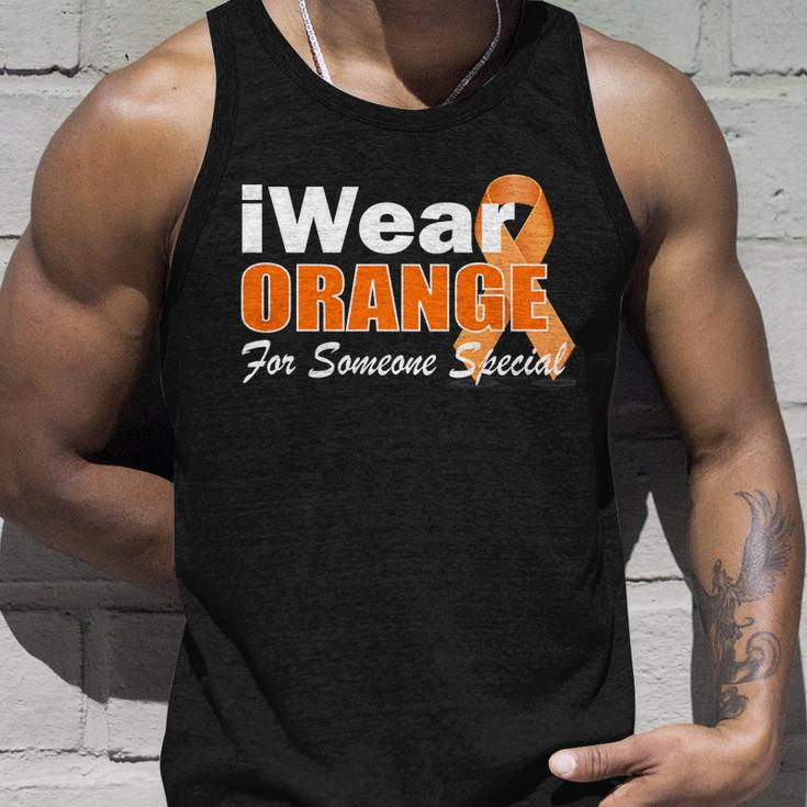 I Wear Orange For Someone I Love Leukemia Tshirt Unisex Tank Top Gifts for Him