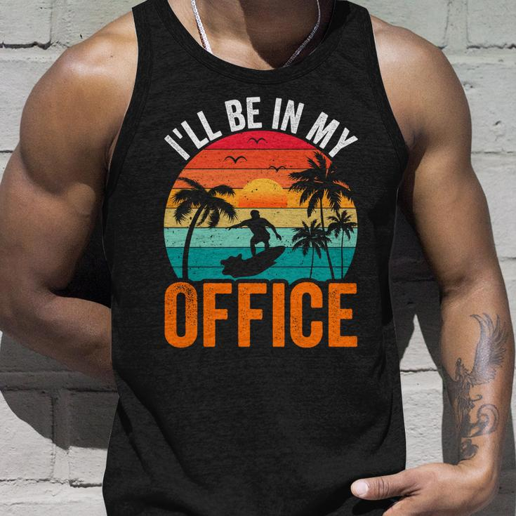I Will Be In My Office Sunset Surf Unisex Tank Top Gifts for Him