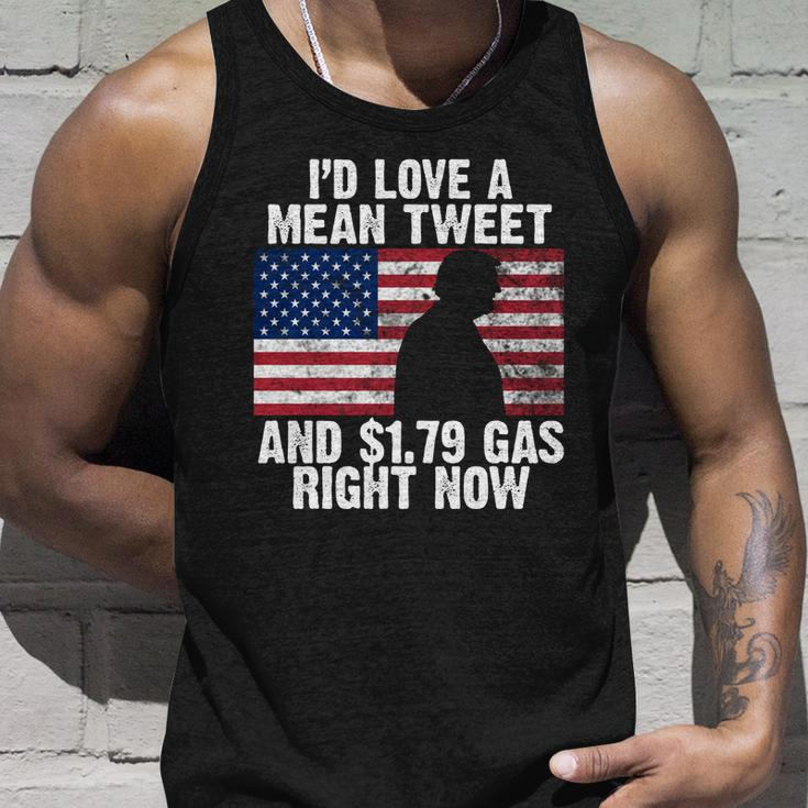 Id Love A Mean Tweet And $179 Gas Right Now Tshirt Unisex Tank Top Gifts for Him