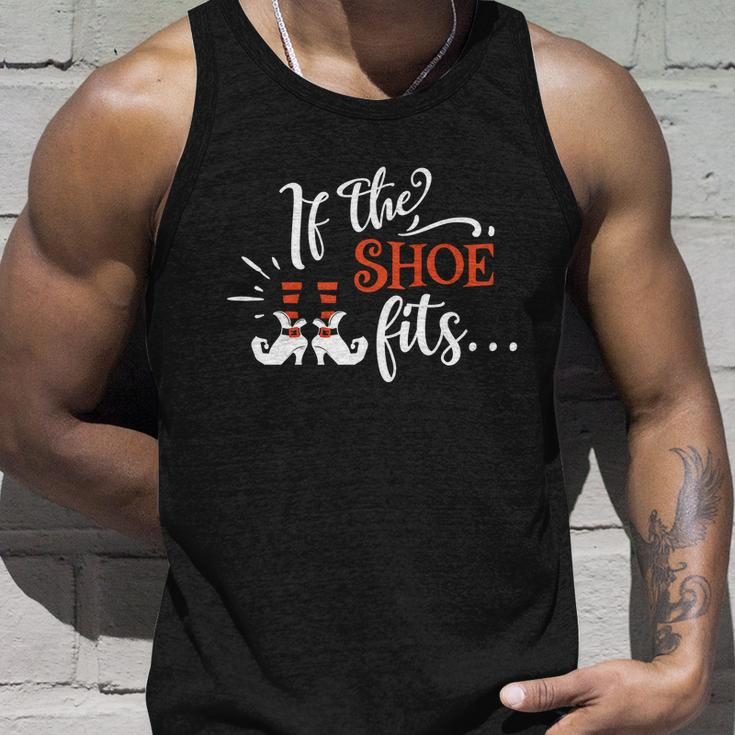 If The Shoe Fits Halloween Quote Unisex Tank Top Gifts for Him