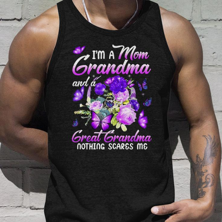 Im A Mom Grandma Great Grandma Mothers Day Butterfly Unisex Tank Top Gifts for Him