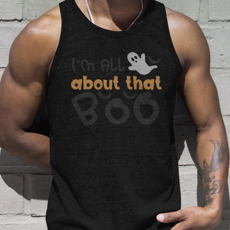 Im All About That Boo Halloween Quote Unisex Tank Top Gifts for Him
