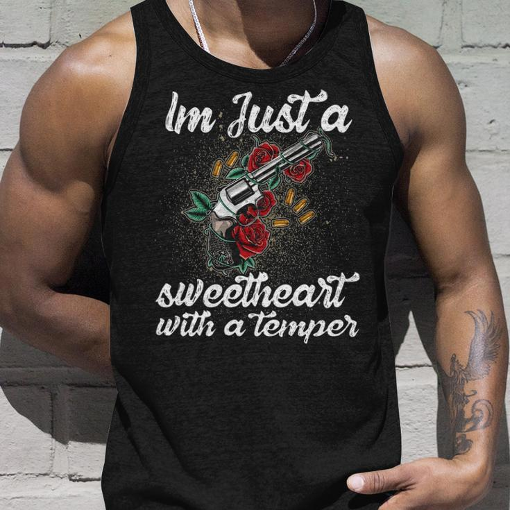 Im Just A Sweetheart Unisex Tank Top Gifts for Him