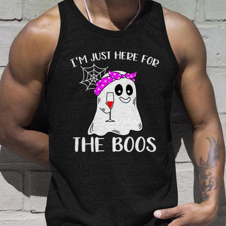 Im Just Here For The Boos Boo Halloween Quote Unisex Tank Top Gifts for Him