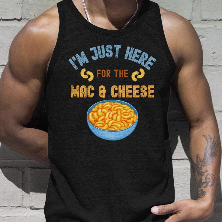 Im Just Here For The Mac And Cheese Funny Food Humor Unisex Tank Top Gifts for Him
