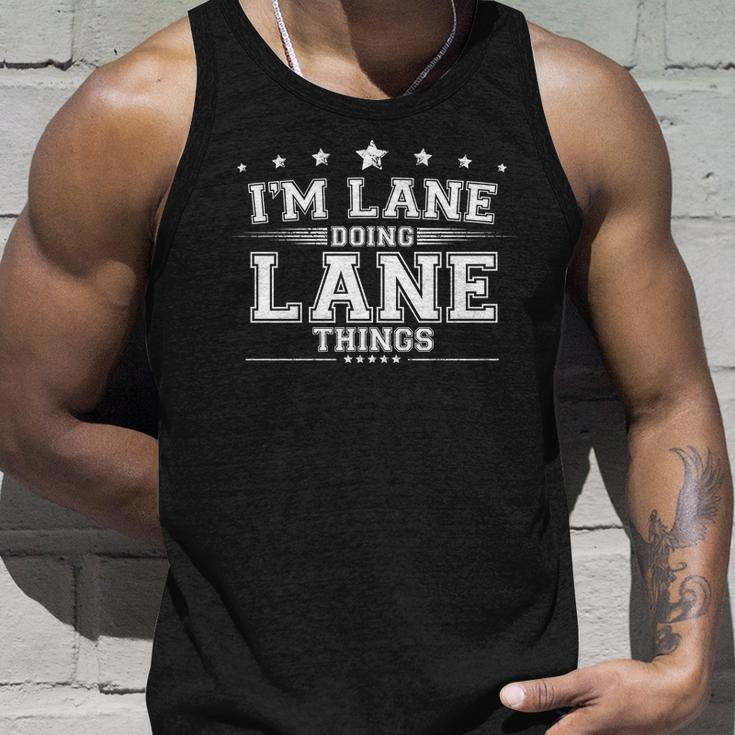 Im Lane Doing Lane Things Unisex Tank Top Gifts for Him