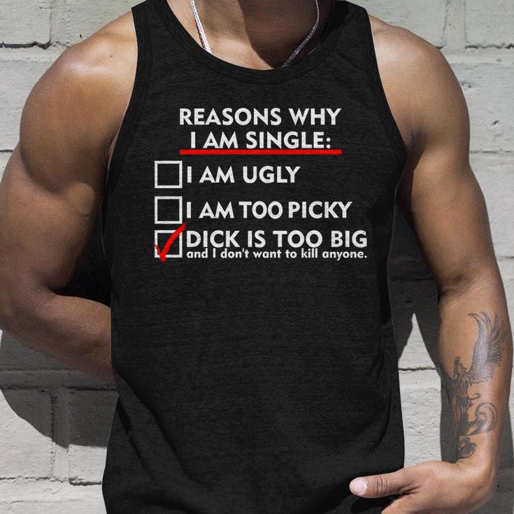 Im Single Because Its Too Big Tshirt Unisex Tank Top Gifts for Him