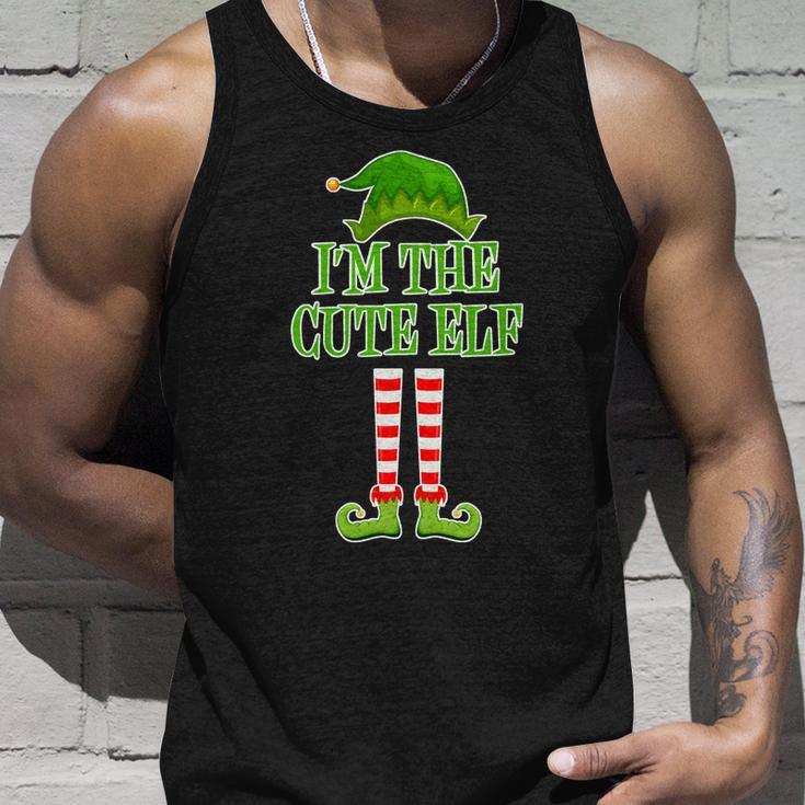 Im The Cute Elf Matching Family Christmas Tshirt Unisex Tank Top Gifts for Him