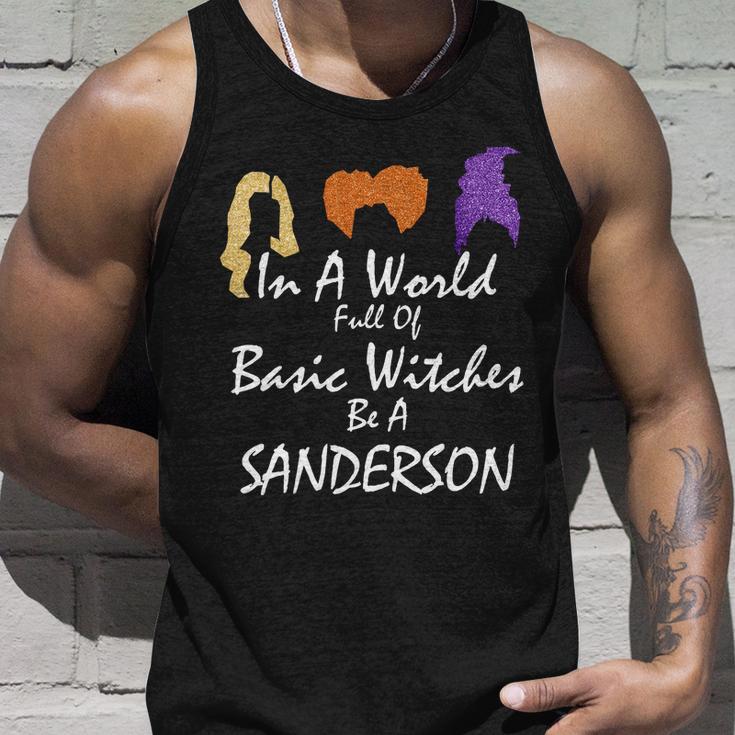 In A World Full Of Basic Witches Be A Sanderson Unisex Tank Top Gifts for Him