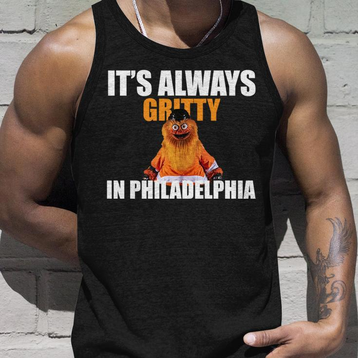 Its Always Gritty In Philadelphia Unisex Tank Top Gifts for Him