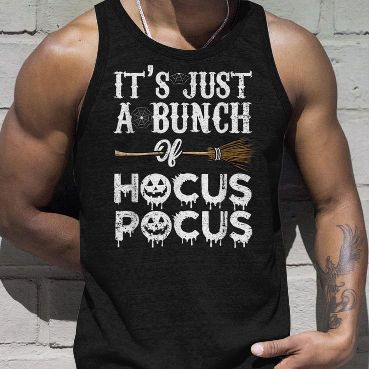 It’S Just A Bunch Of Hocus Pocus Funny Halloween Witch Unisex Tank Top Gifts for Him