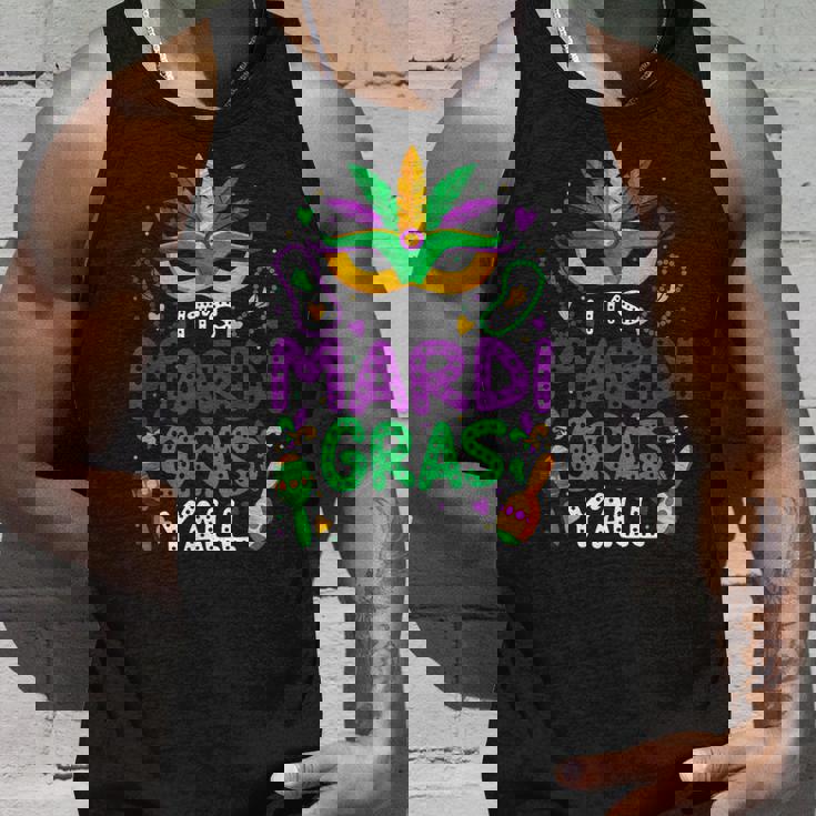 Its Mardi Gras Yall Mardi Gras Party Mask Costume Men Women Tank Top Graphic Print Unisex Gifts for Him