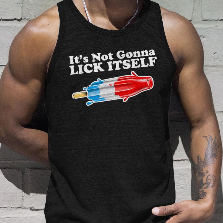 Its Not Gonna Lick Itself Funny Popsicle Unisex Tank Top Gifts for Him