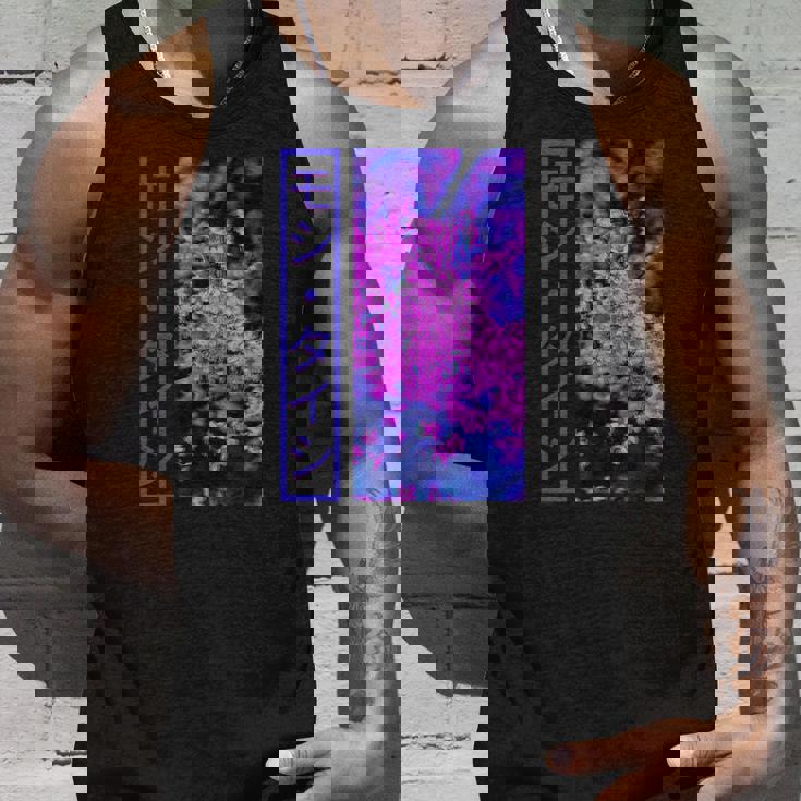 Japanese Cherry Blossom Tokyo Streetwear Aesthetic Graphic Men Women Tank Top Graphic Print Unisex Gifts for Him