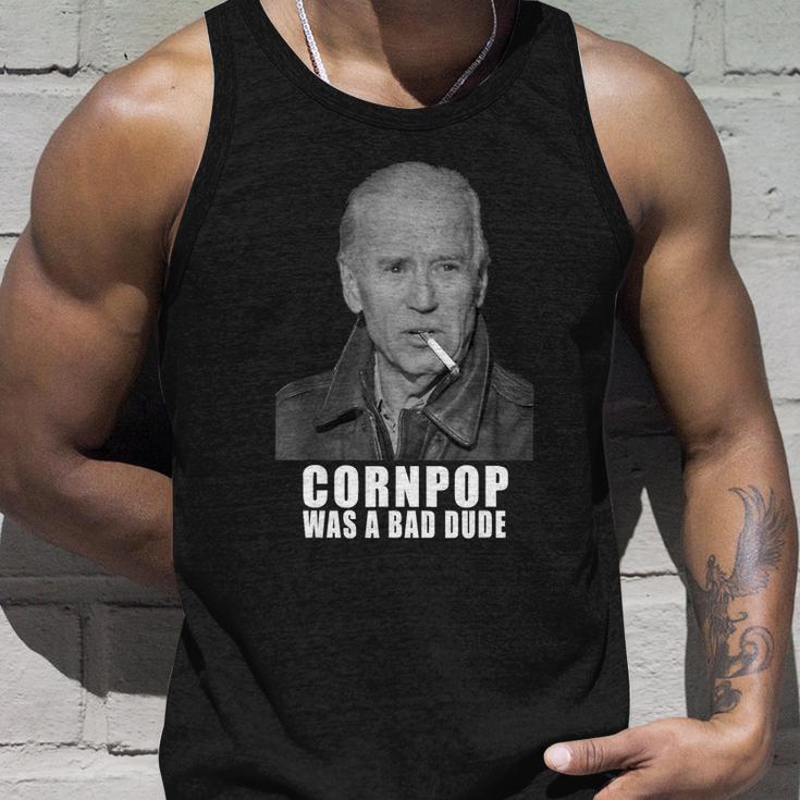 Joe Biden Cornpop Was A Bad Dude Meme Tshirt Tshirt Unisex Tank Top Gifts for Him