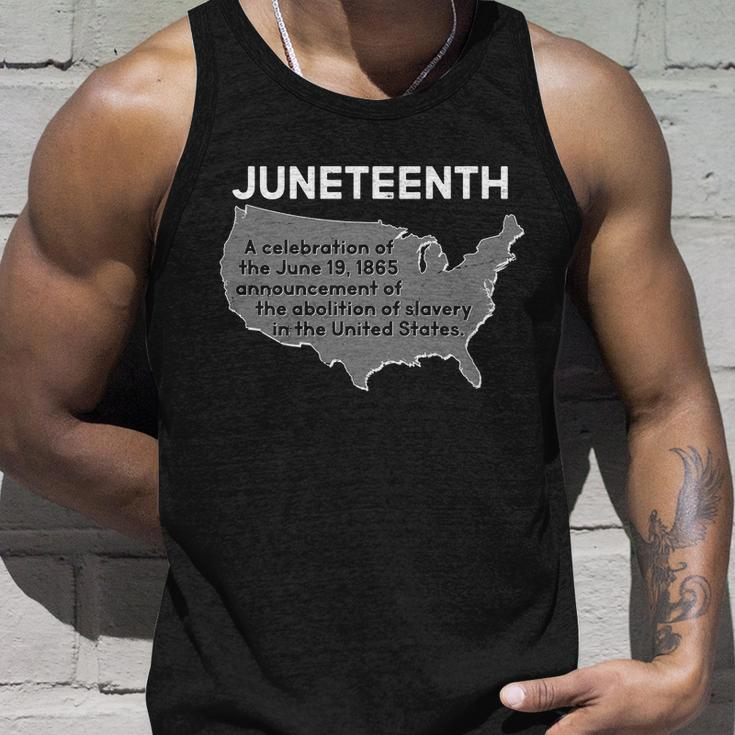 Juneteenth African American Black Us History Unisex Tank Top Gifts for Him