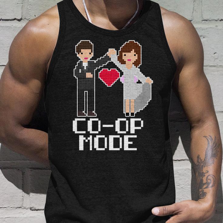 Just Married Co-Op Mode Funny Marriage Unisex Tank Top Gifts for Him