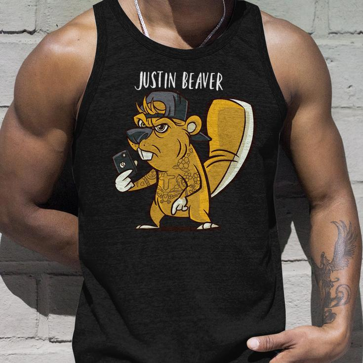 Justin Beaver Tshirt Unisex Tank Top Gifts for Him