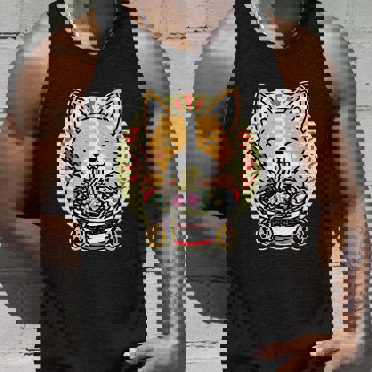 Kawaii Ramen Cute Anime Dog Corgi Japanese Noodles Drk Unisex Tank Top Gifts for Him Kawaii Ramen Cute Anime Dog Corgi Japanese Noodles Drk Unisex Tank Top Gifts for Him