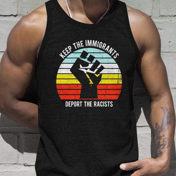 Keep The Immigrants Deport The Racists Tshirt Unisex Tank Top Gifts for Him