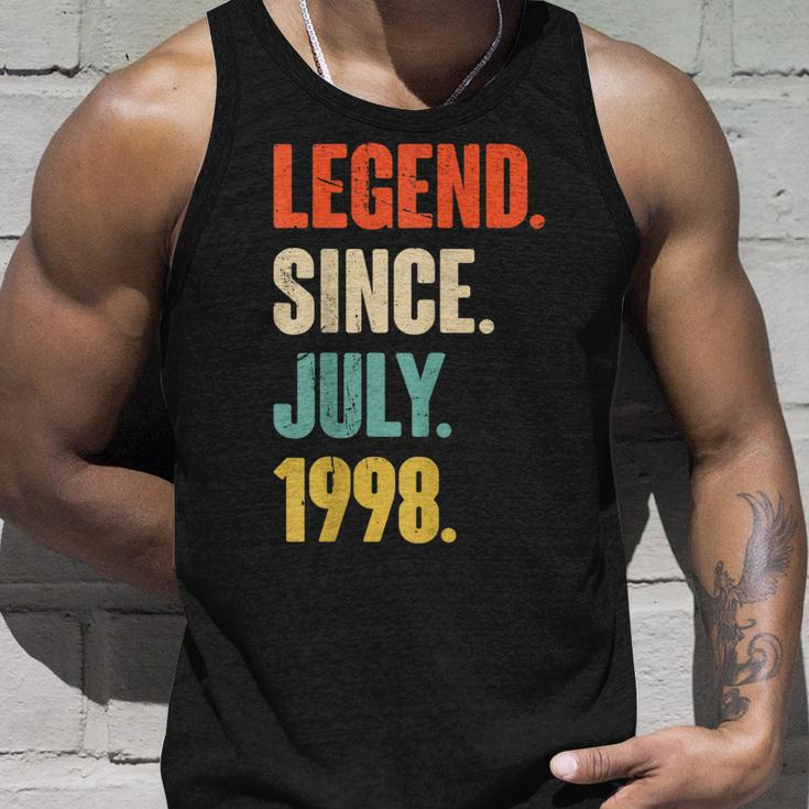 Legend Since July 1998 - 24 Year Old Gift 24Th Birthday Unisex Tank Top Gifts for Him