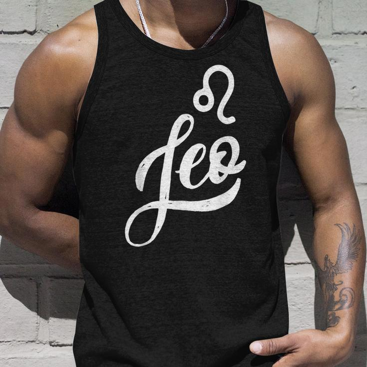 Leo Zodiac Birthday July August Unisex Tank Top Gifts for Him
