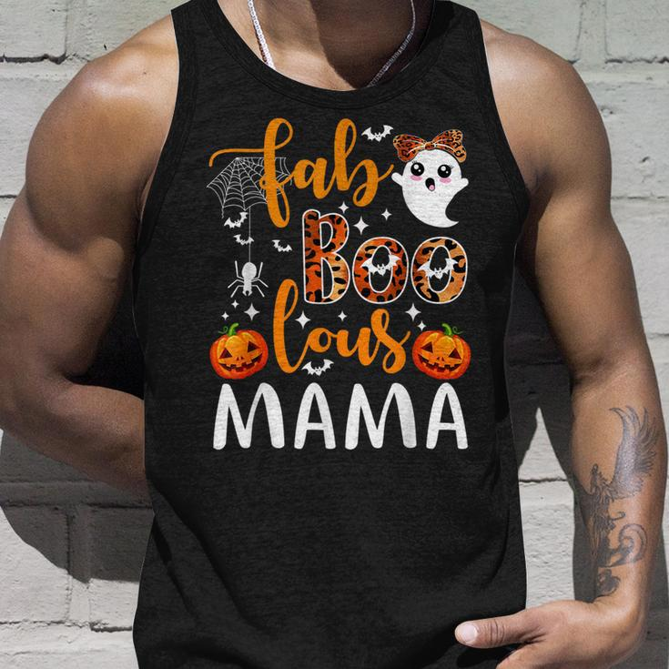 Leopard Fab Boo Lous Mama Spooky Mama Halloween Costume Gift Unisex Tank Top Gifts for Him