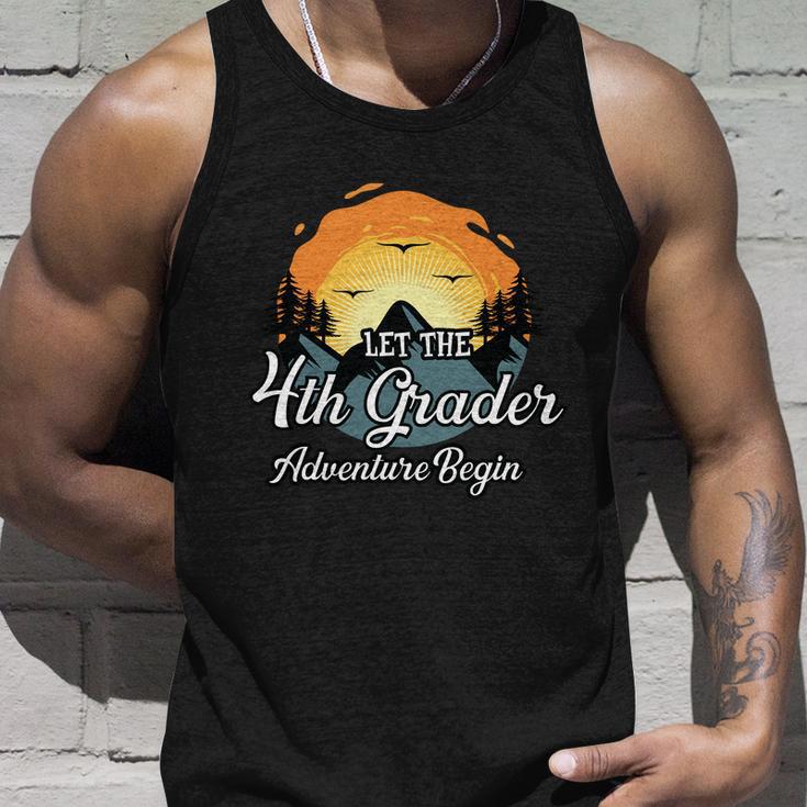 Let The 4Th Grade Adventure First Day Of School Back To School Unisex Tank Top Gifts for Him