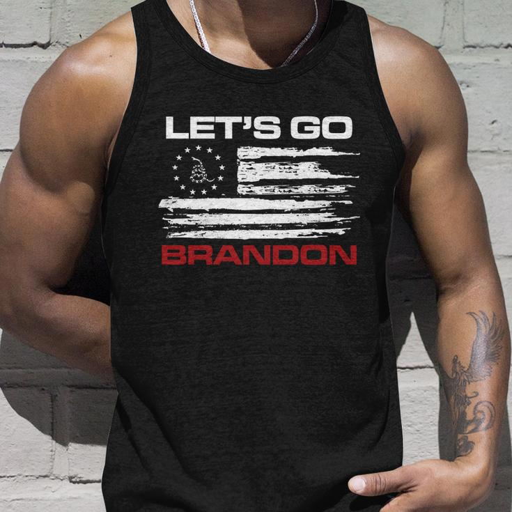 Lets Go Brandon Let Go Brandon Fjb Funny Fjb Fjb Funny Brandon Flag Funny Unisex Tank Top Gifts for Him
