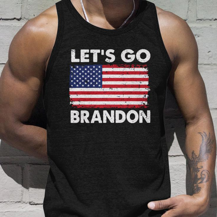 Lets Go Brandon Lets Go Brandon Flag Unisex Tank Top Gifts for Him