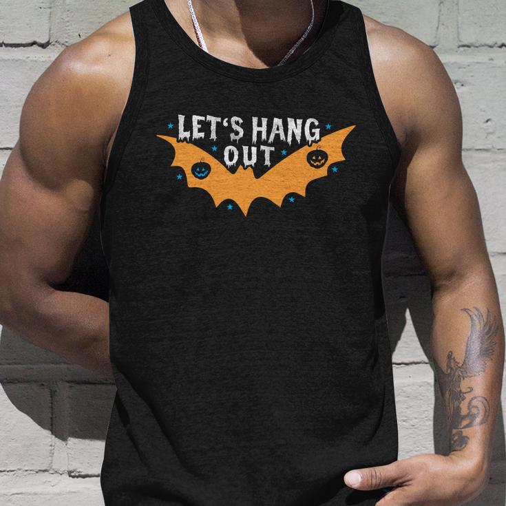 Lets Hang Out Bat Halloween Quote Unisex Tank Top Gifts for Him