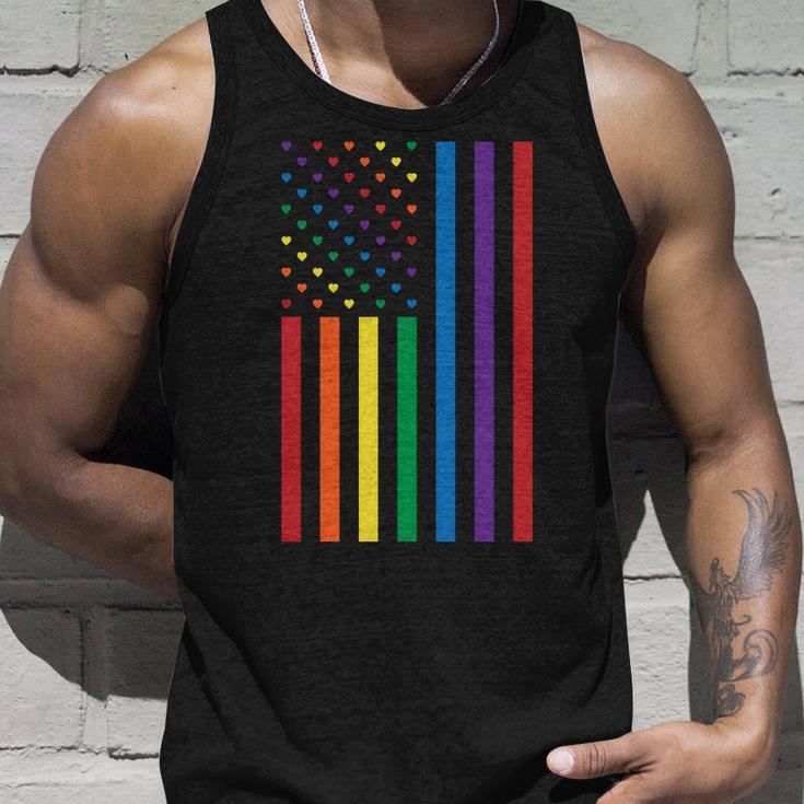 Lgbt Rainbow Pride Flag Tshirt Unisex Tank Top Gifts for Him