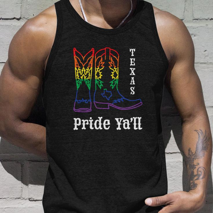 Lgbt Texas Human Gay Pride Month Transgender Rainbow Lesbian Unisex Tank Top Gifts for Him