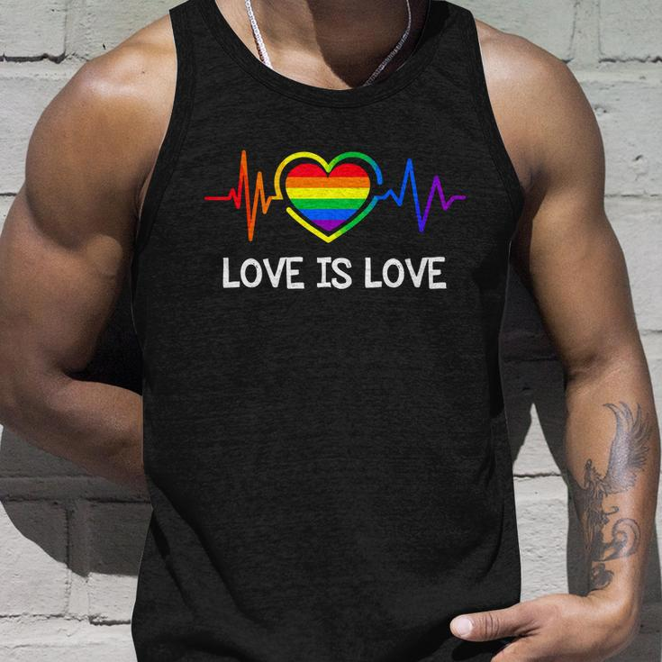 Love Is Love Gay Pride Unisex Tank Top Gifts for Him