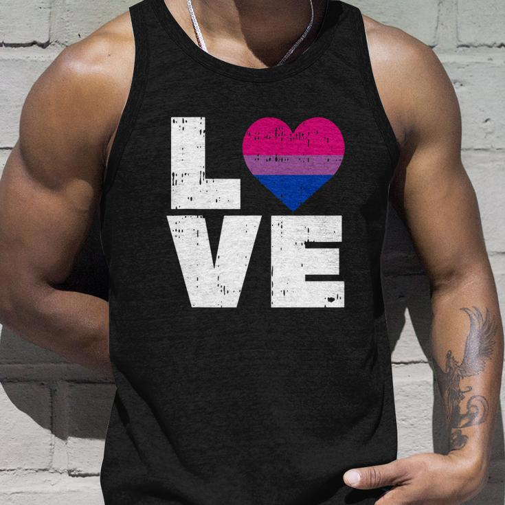 Love Vintage Heart Lgbt Bisexual Colors Gay Flag Pride Gift Unisex Tank Top Gifts for Him