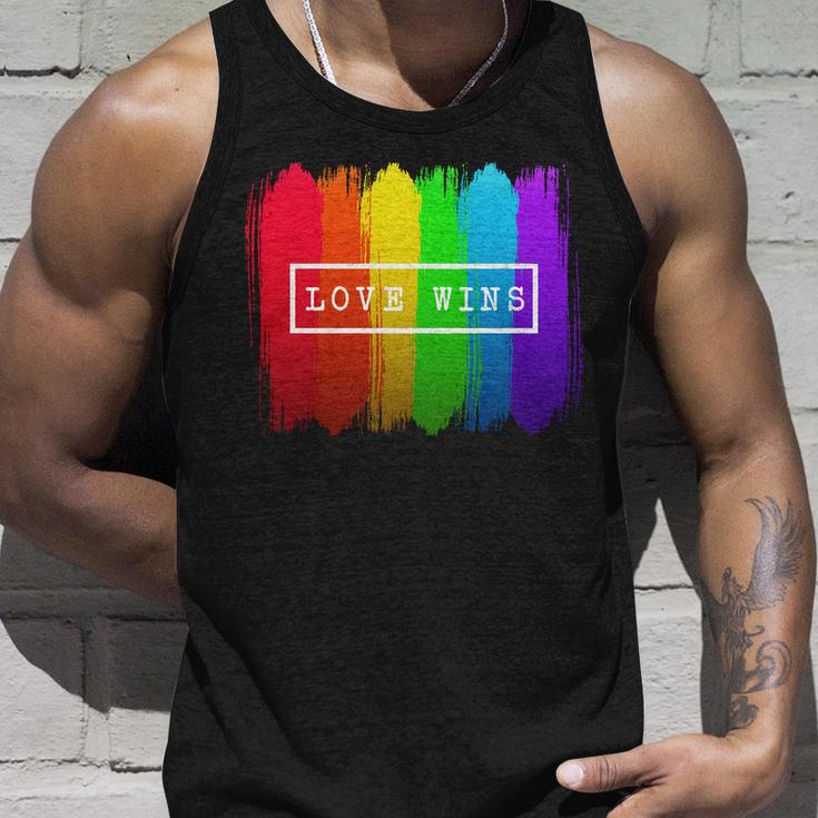 Love Wins Flag Unisex Tank Top Gifts for Him
