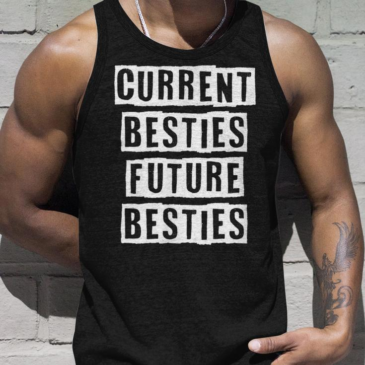 Lovely Funny Cool Sarcastic Current Besties Future Besties Unisex Tank Top Gifts for Him