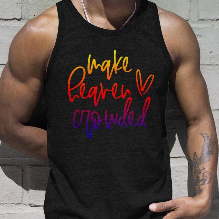 Make Heaven Crowded Funny Christian Easter Day Religious Gift Unisex Tank Top Gifts for Him