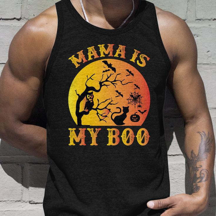 Mama Is My Boo Funny Halloween Quote Unisex Tank Top Gifts for Him